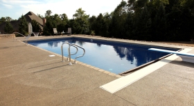 Automatic Pool Cover, Inground Pool with Dive